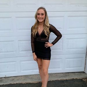 Hello Molly GO AND SEE DRESS BLACK